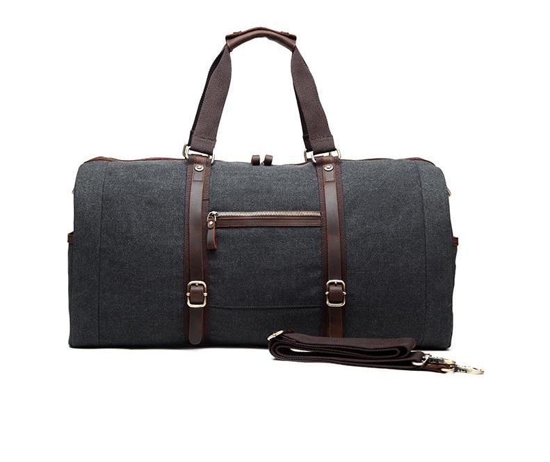 Portobello Canvas Leather Travel Bag