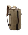 Vintage Canvas Barrel Backpack