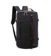 Vintage Canvas Barrel Backpack