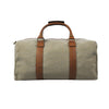 Monaco Duffel Canvas Leather Travel Bag