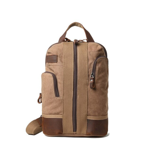 Canvas Shoulder Waterproof Backpack