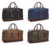 Canvas Leather Travel Bag