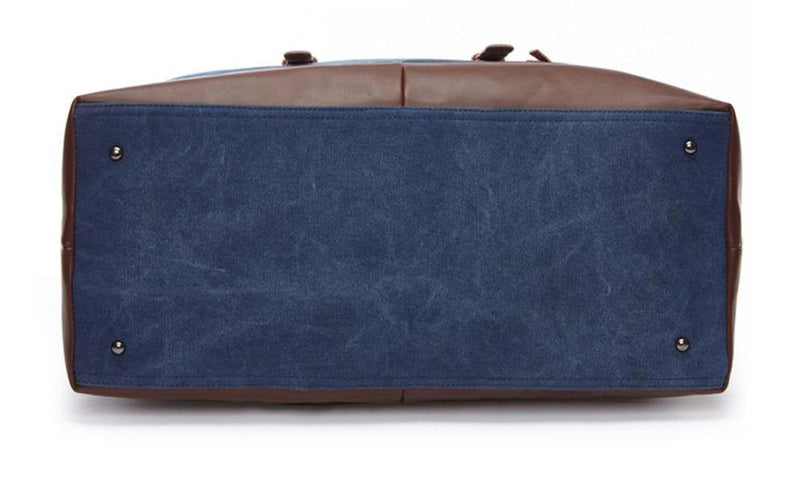 Canvas Leather Travel Bag