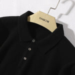 Winter & Autumn Soft Sweater 100% Cashmere Polo-Neck