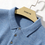 Winter & Autumn Soft Sweater 100% Cashmere Polo-Neck