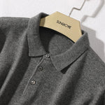 Winter & Autumn Soft Sweater 100% Cashmere Polo-Neck