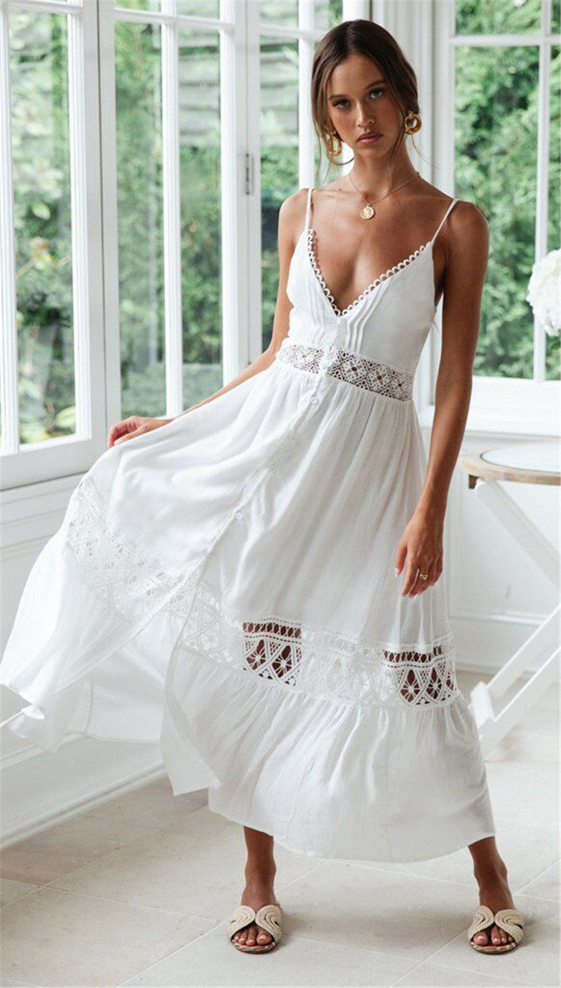 Beach Dress with Lace