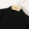 Half-High Neck Sweater 100% Cashmere Knitted