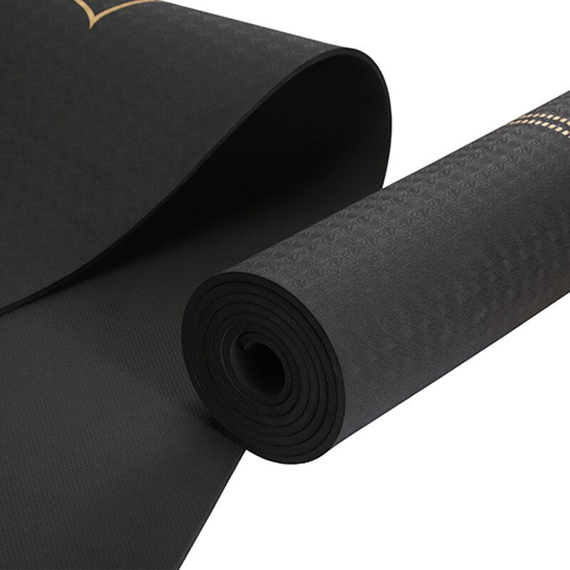 Non-slip Position Line Yoga Mat