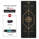 Non-slip Position Line Yoga Mat