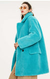 Mid-length Faux Fur Coat