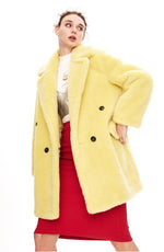 Mid-length Faux Fur Coat