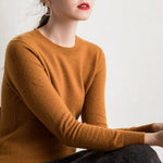 O-Neck 100% Pure Goat Cashmere Pullover