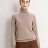 100% Pure Cashmere Knitted Turtleneck Pullover