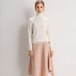 100% Pure Cashmere Knitted Turtleneck Pullover