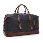 Canvas Leather Travel Bag