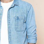 Washed-Denim Shirt