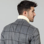 Wool blend Checked Jacket