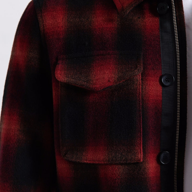 Woolen Plaid Jacket