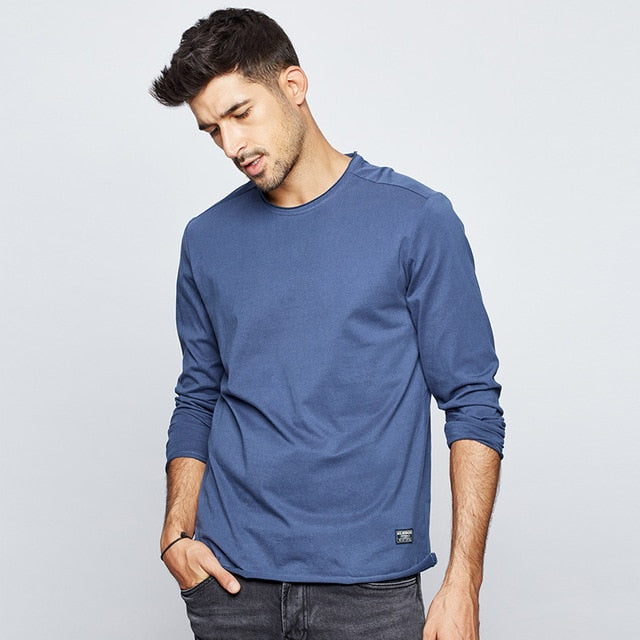 Cotton long sleeve T-shirt