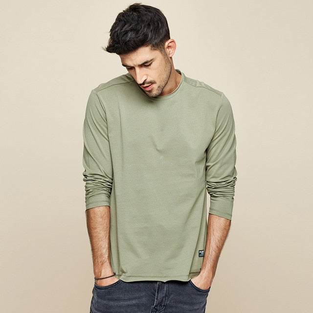 Cotton long sleeve T-shirt