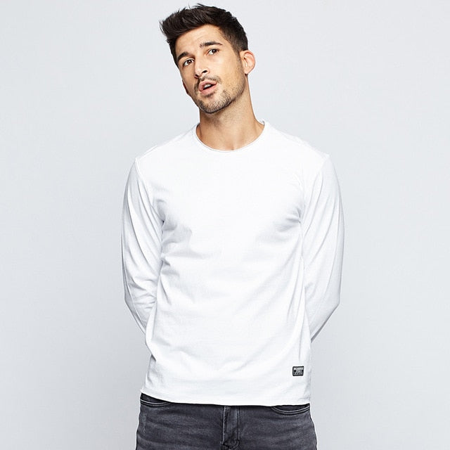 Cotton long sleeve T-shirt