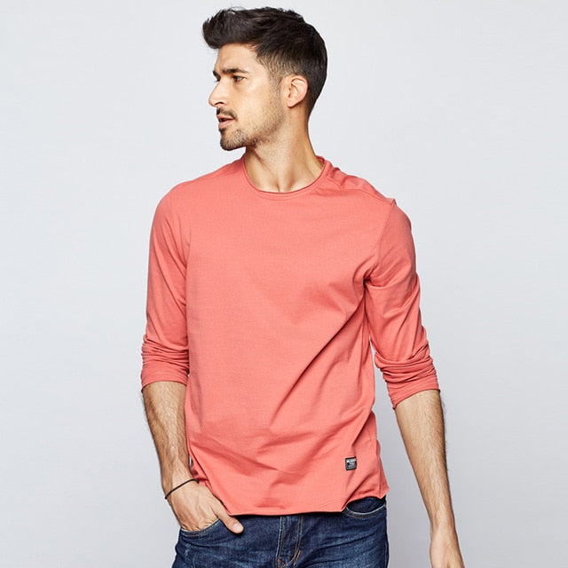 Cotton long sleeve T-shirt