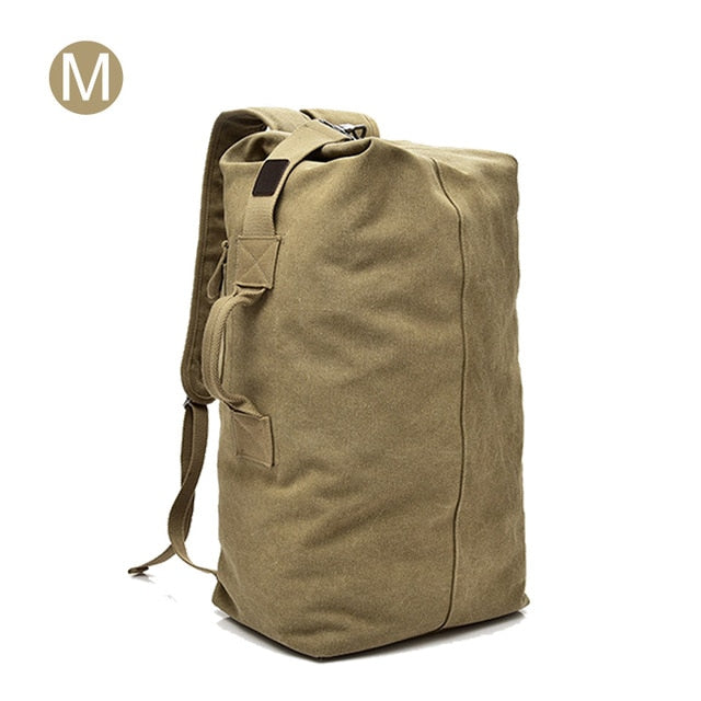 Canvas Multi-purpose Bucket Mountaineering Travel Bag