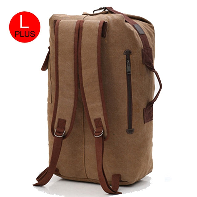 Canvas Multi-purpose Bucket Mountaineering Travel Bag