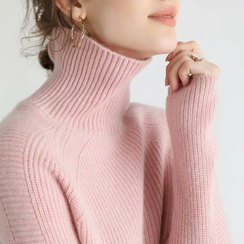 Cashmere Turtleneck Sweater