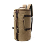 Vintage Canvas Barrel Backpack