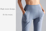 Yoga Fitness Pants with Pockets High Waist Desgin