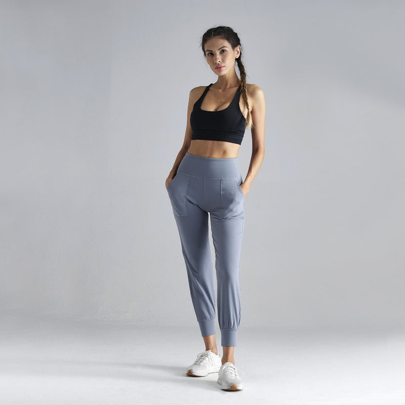 Yoga Fitness Pants with Pockets High Waist Desgin