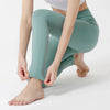 Yoga Leggings Side Pocket Waist Cross Back
