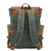 Canvas Leather Backpack