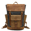 Canvas Leather Backpack