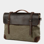 Canvas Single ue Satchel Briefcase