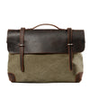 Canvas Single ue Satchel Briefcase