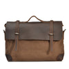 Canvas Single ue Satchel Briefcase