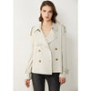 Double Breasted Short Autumn Trench Coat