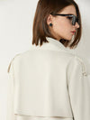 Double Breasted Short Autumn Trench Coat