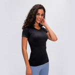 Breathable Yoga Top Short Sleeve