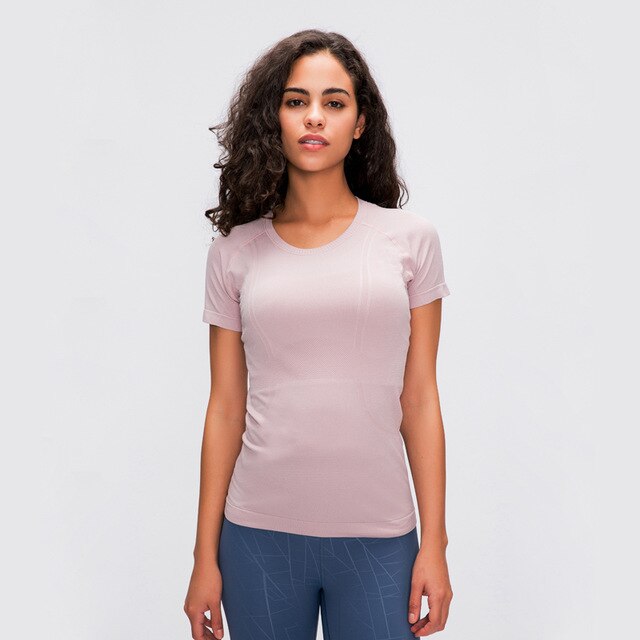 Breathable Yoga Top Short Sleeve