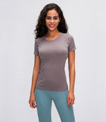 Breathable Yoga Top Short Sleeve