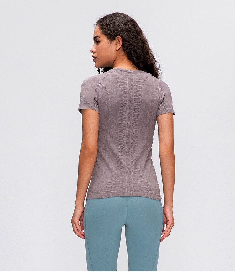 Breathable Yoga Top Short Sleeve