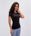 Breathable Yoga Top Short Sleeve