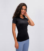 Breathable Yoga Top Short Sleeve