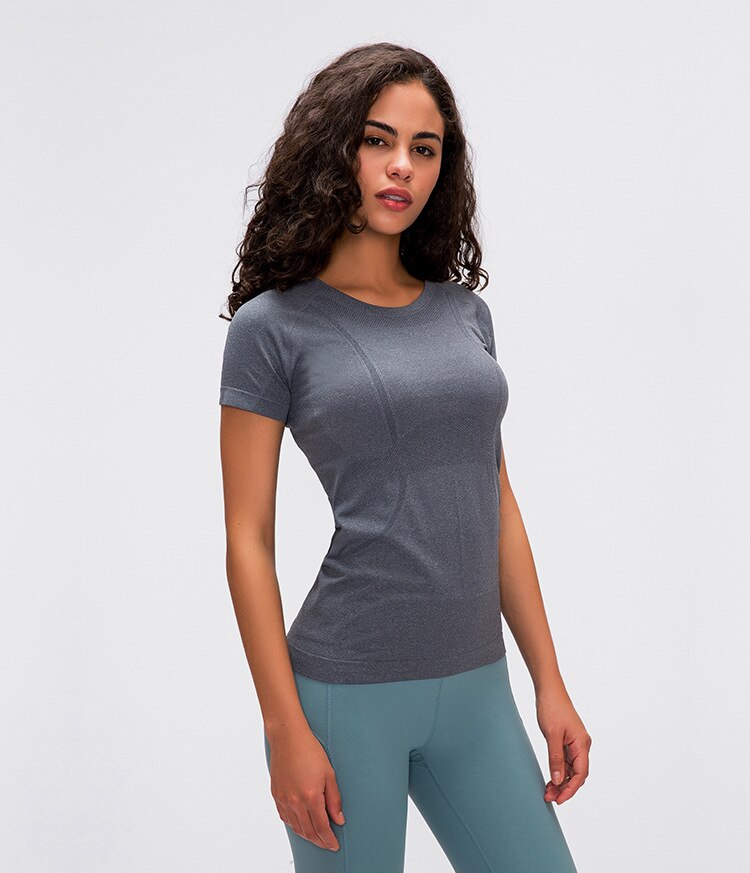 Breathable Yoga Top Short Sleeve