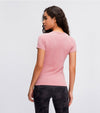 Breathable Yoga Top Short Sleeve