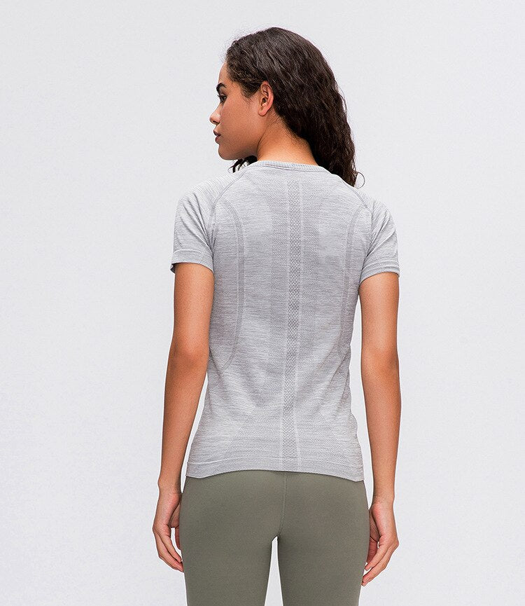 Breathable Yoga Top Short Sleeve